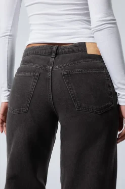 AMPLE LOW WAIST LOOSE WIDE LEG JEANS|Weekday Shop