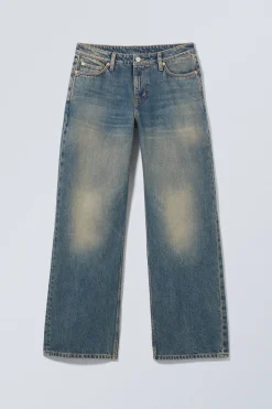 AMPLE LOW WAIST LOOSE WIDE LEG JEANS|Weekday Cheap