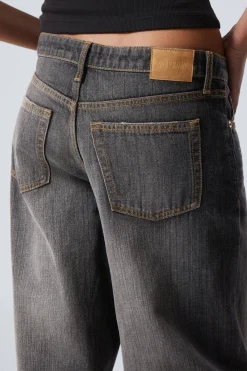 AMPLE LOW WAIST LOOSE WIDE LEG JEANS|Weekday Cheap