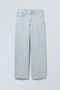 AMPLE LOW WAIST LOOSE WIDE LEG JEANS|Weekday New