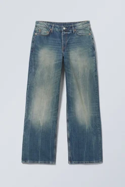AMPLE LOW WAIST LOOSE WIDE LEG JEANS|Weekday Flash Sale