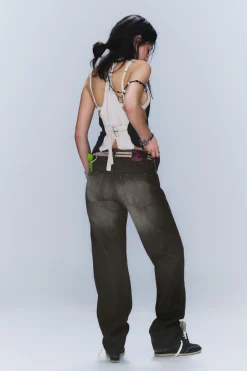 ANTI – UNISEX-JEANS MIT NIEDRIGEM BUND|Weekday Flash Sale