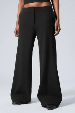 ANZUGHOSE MIT ABGESCHNITTENEM BUND|Weekday Sale
