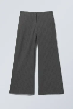 ANZUGHOSE MIT ABGESCHNITTENEM BUND|Weekday Shop