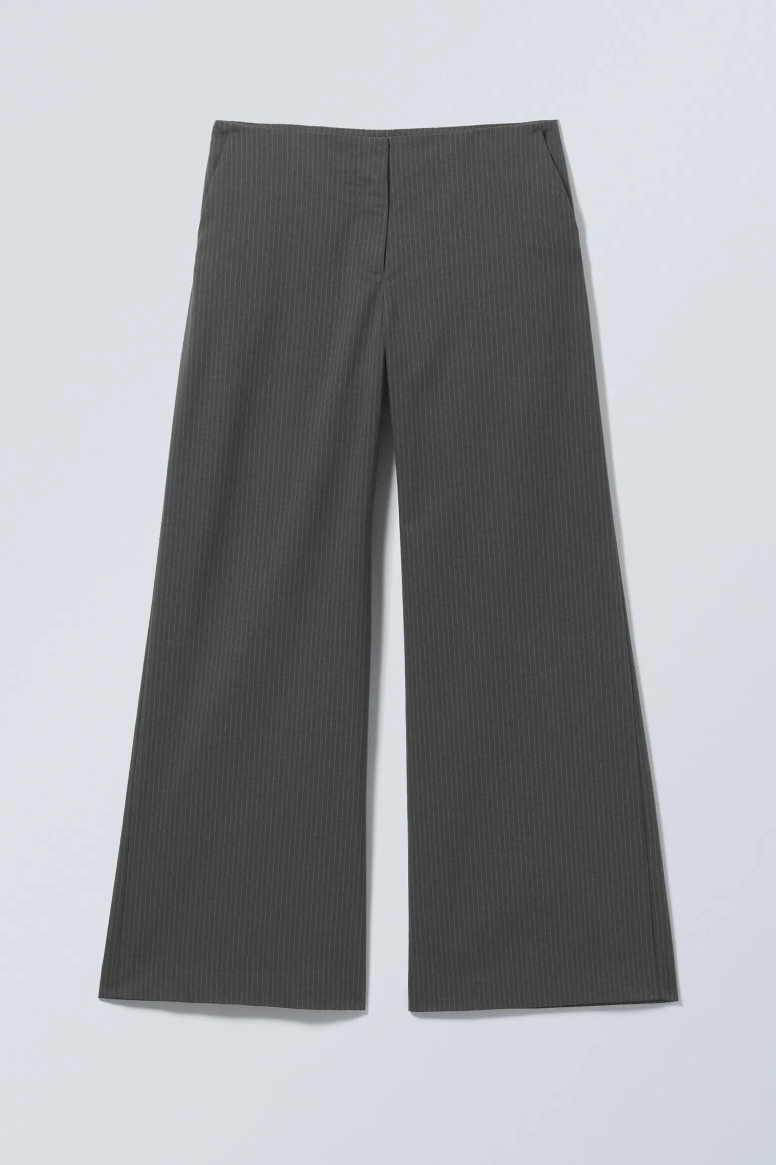 ANZUGHOSE MIT ABGESCHNITTENEM BUND|Weekday Shop