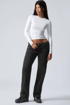 ARROW LOW WAIST REGULAR STRAIGHT LEG JEANS|Weekday Cheap