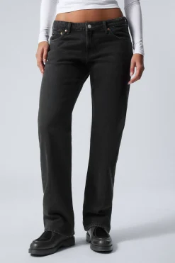 ARROW LOW WAIST REGULAR STRAIGHT LEG JEANS|Weekday Cheap