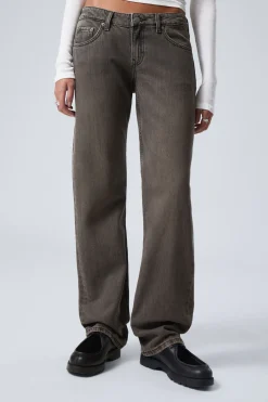 ARROW LOW WAIST REGULAR STRAIGHT LEG JEANS|Weekday Clearance