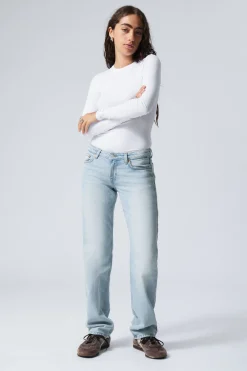 ARROW LOW WAIST REGULAR STRAIGHT LEG JEANS|Weekday New