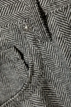 ASTRO – BAGGY-HOSE MIT FISCHGRÄTMUSTER|Weekday Cheap