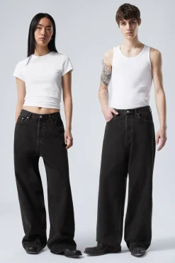 ASTRO LOOSE BAGGY LEG JEANS|Weekday Cheap