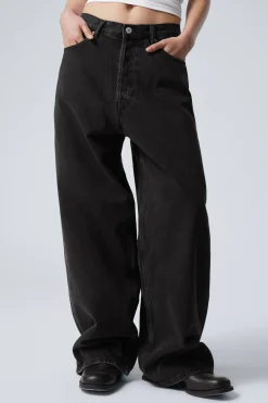 ASTRO LOOSE BAGGY LEG JEANS|Weekday Cheap