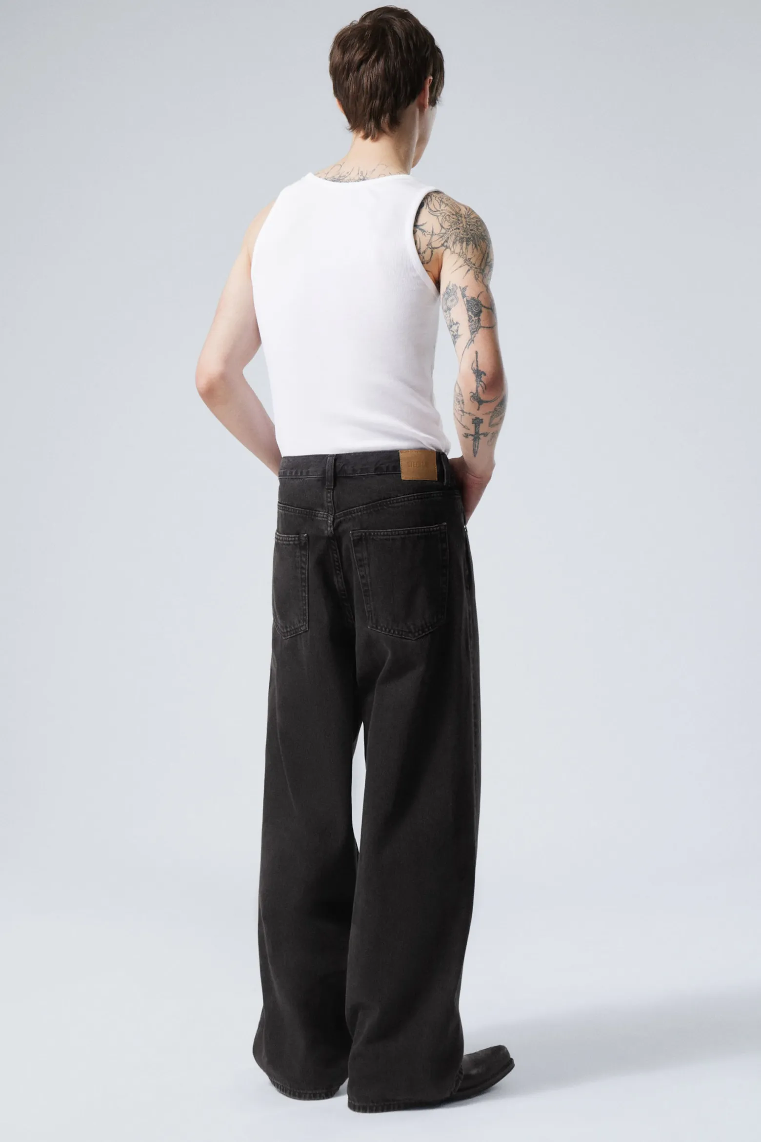ASTRO LOOSE BAGGY LEG JEANS|Weekday Cheap