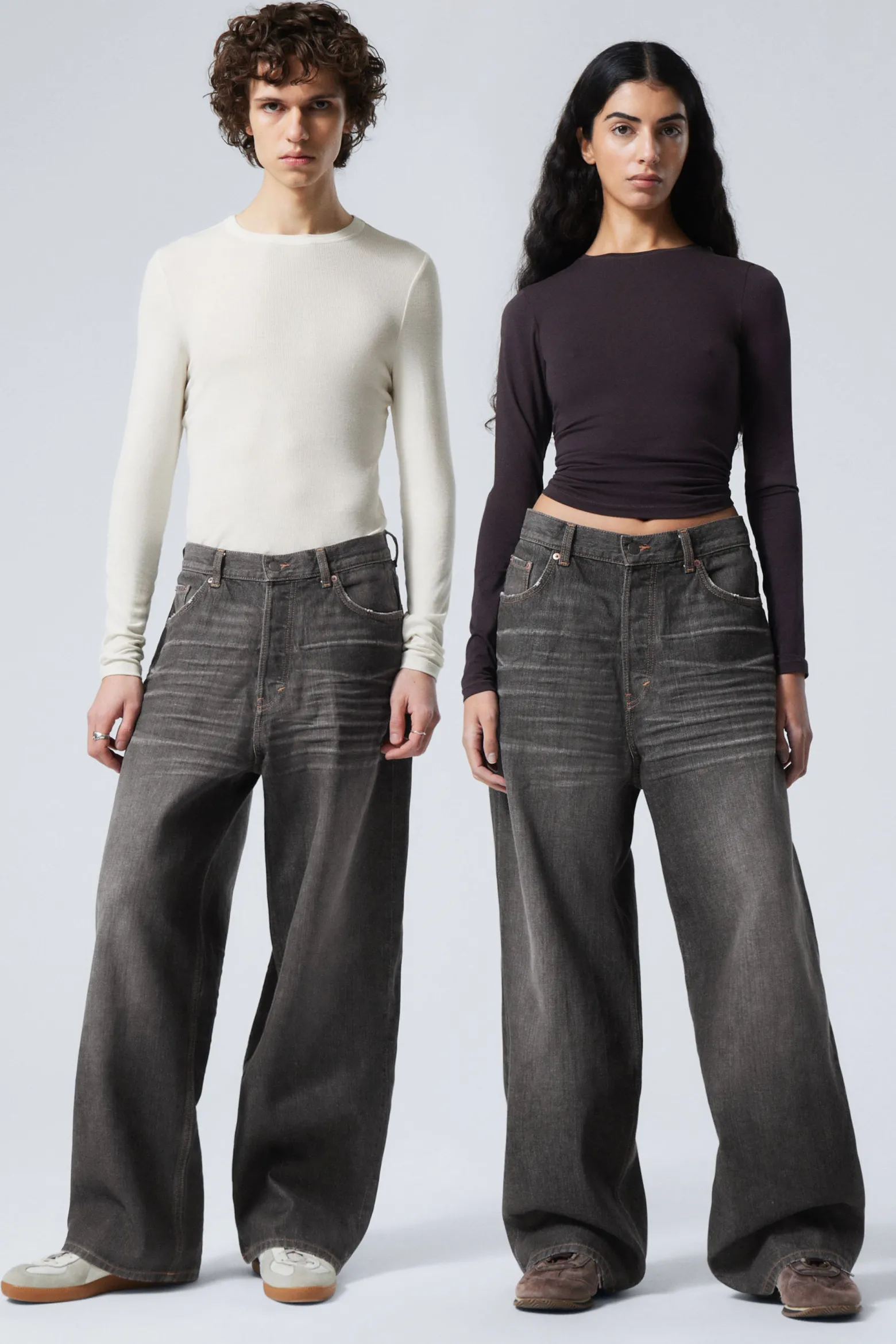 ASTRO LOOSE BAGGY LEG JEANS|Weekday Clearance