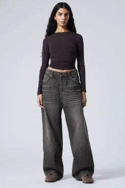 ASTRO LOOSE BAGGY LEG JEANS|Weekday Clearance