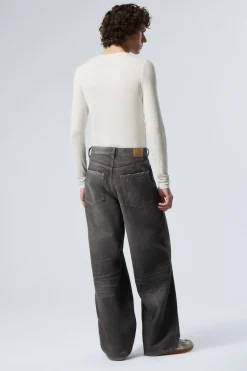 ASTRO LOOSE BAGGY LEG JEANS|Weekday Clearance