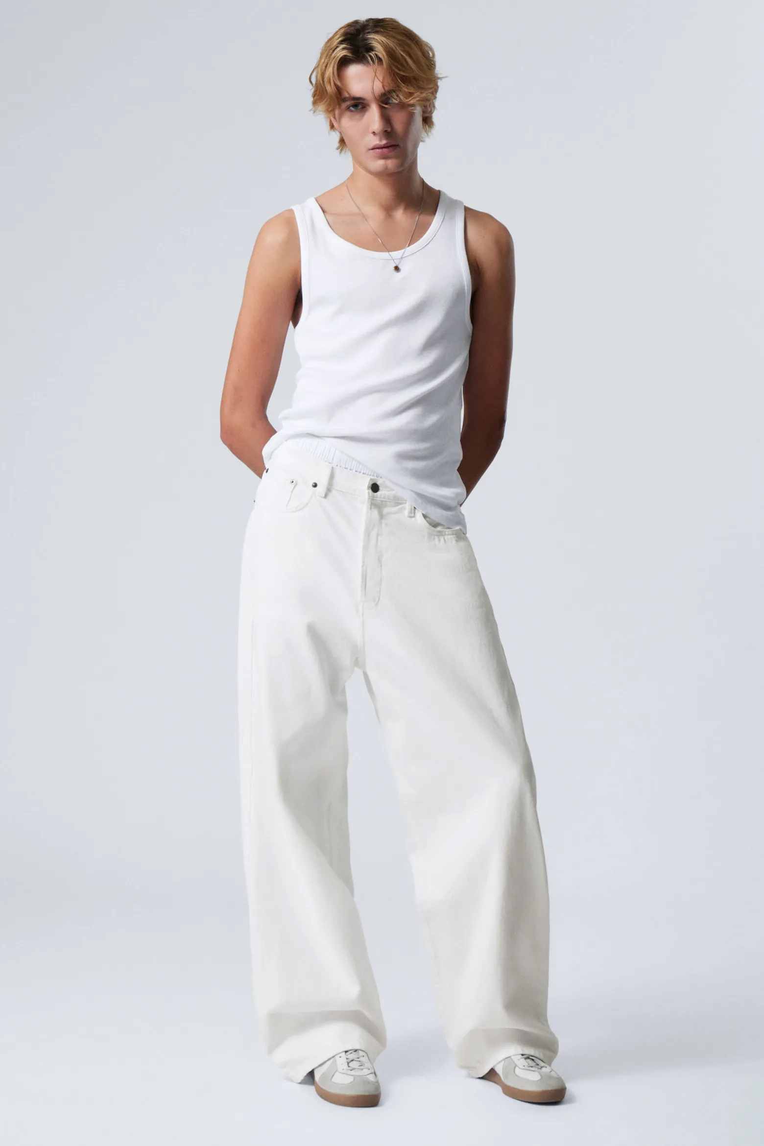 ASTRO LOOSE BAGGY LEG JEANS|Weekday Best