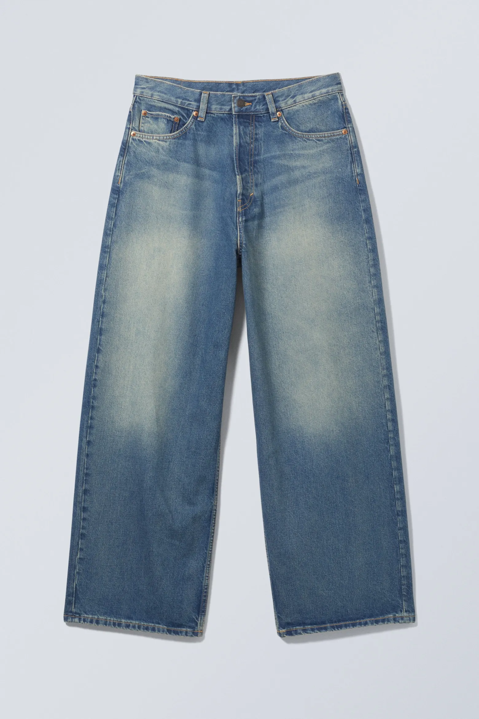 ASTRO LOOSE BAGGY LEG JEANS|Weekday Best