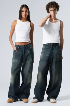 ASTRO LOOSE BAGGY LEG JEANS|Weekday Clearance