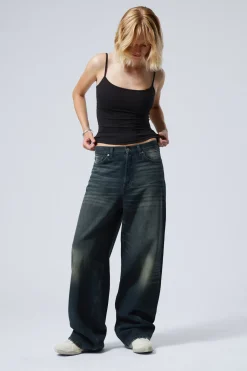 ASTRO LOOSE BAGGY LEG JEANS|Weekday Clearance