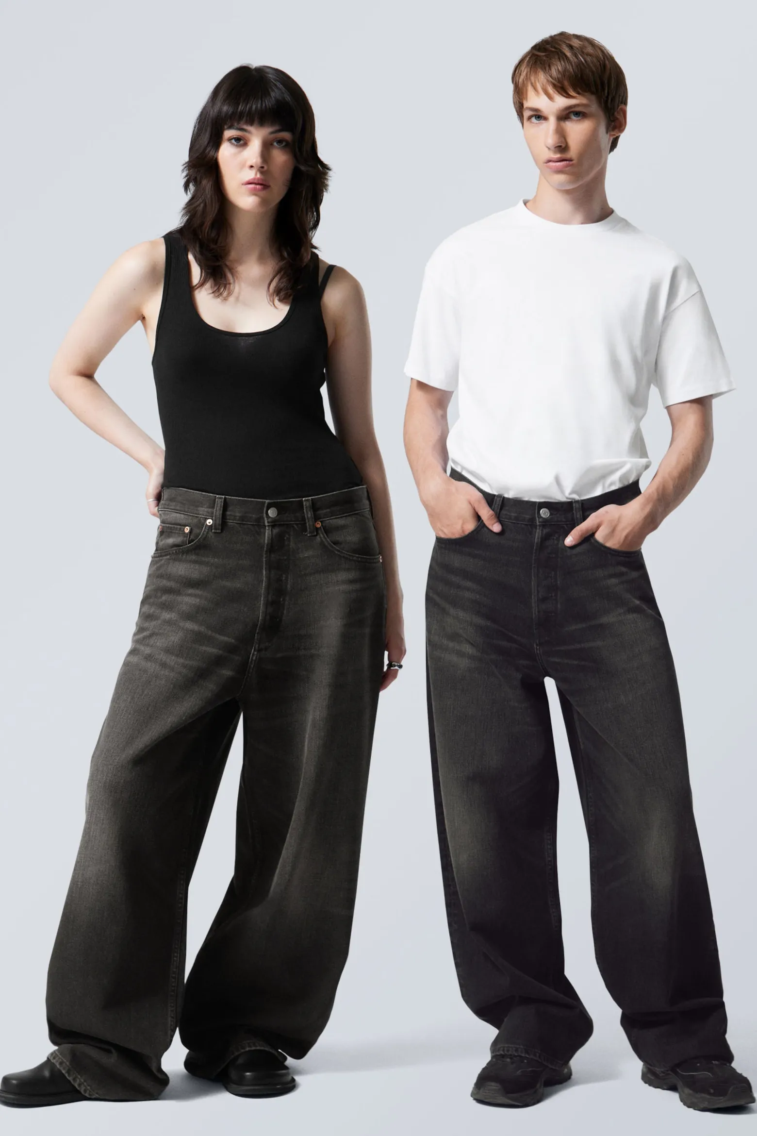 ASTRO LOOSE BAGGY LEG JEANS|Weekday Store