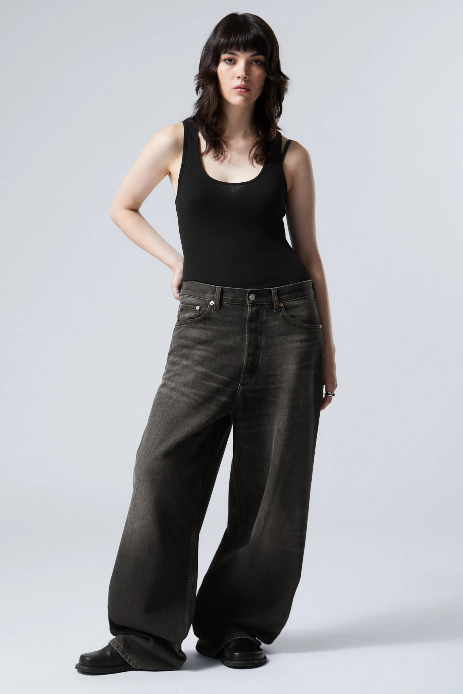 ASTRO LOOSE BAGGY LEG JEANS|Weekday Store