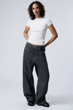 ASTRO LOOSE BAGGY LEG JEANS|Weekday Fashion