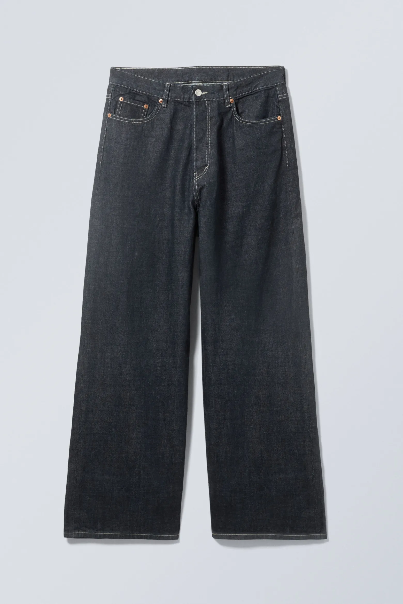 ASTRO LOOSE BAGGY LEG JEANS|Weekday Fashion