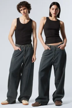 ASTRO LOOSE BAGGY LEG JEANS|Weekday Cheap