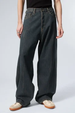 ASTRO LOOSE BAGGY LEG JEANS|Weekday Cheap