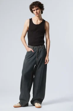 ASTRO LOOSE BAGGY LEG JEANS|Weekday Cheap