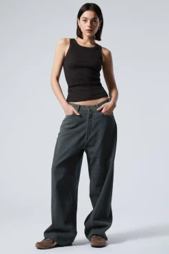 ASTRO LOOSE BAGGY LEG JEANS|Weekday Cheap