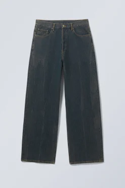 ASTRO LOOSE BAGGY LEG JEANS|Weekday Cheap