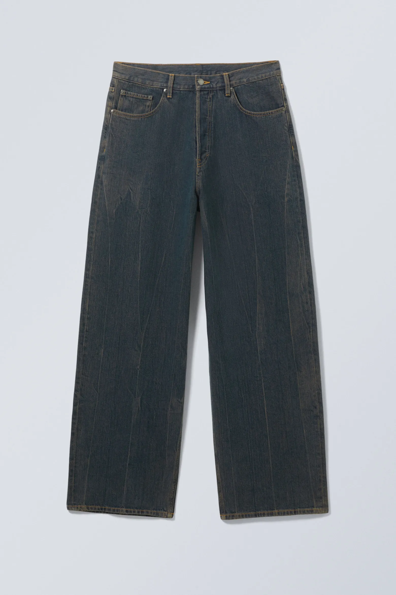 ASTRO LOOSE BAGGY LEG JEANS|Weekday Cheap