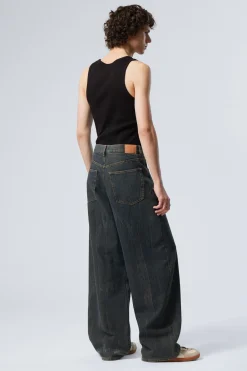 ASTRO LOOSE BAGGY LEG JEANS|Weekday Cheap