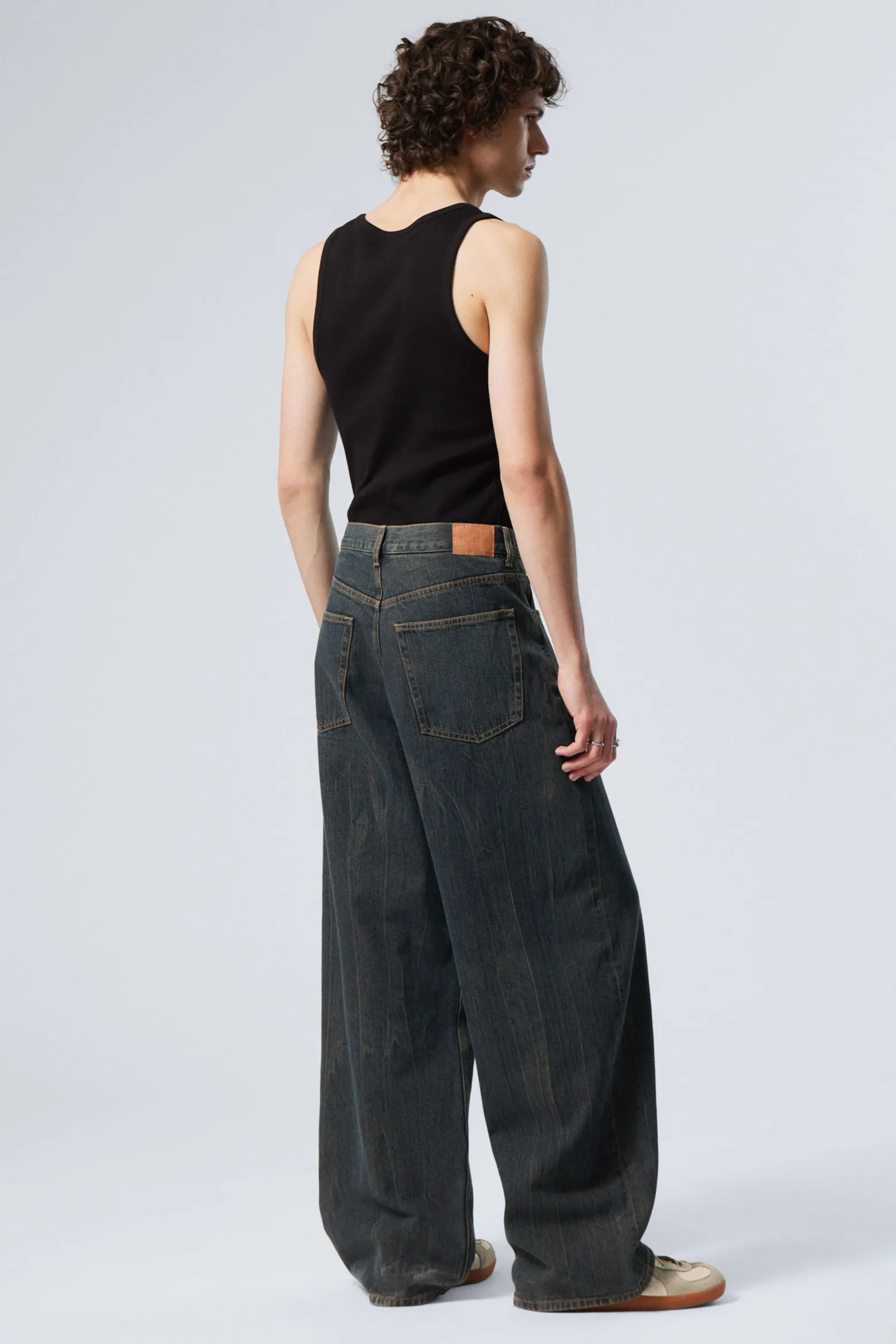 ASTRO LOOSE BAGGY LEG JEANS|Weekday Cheap