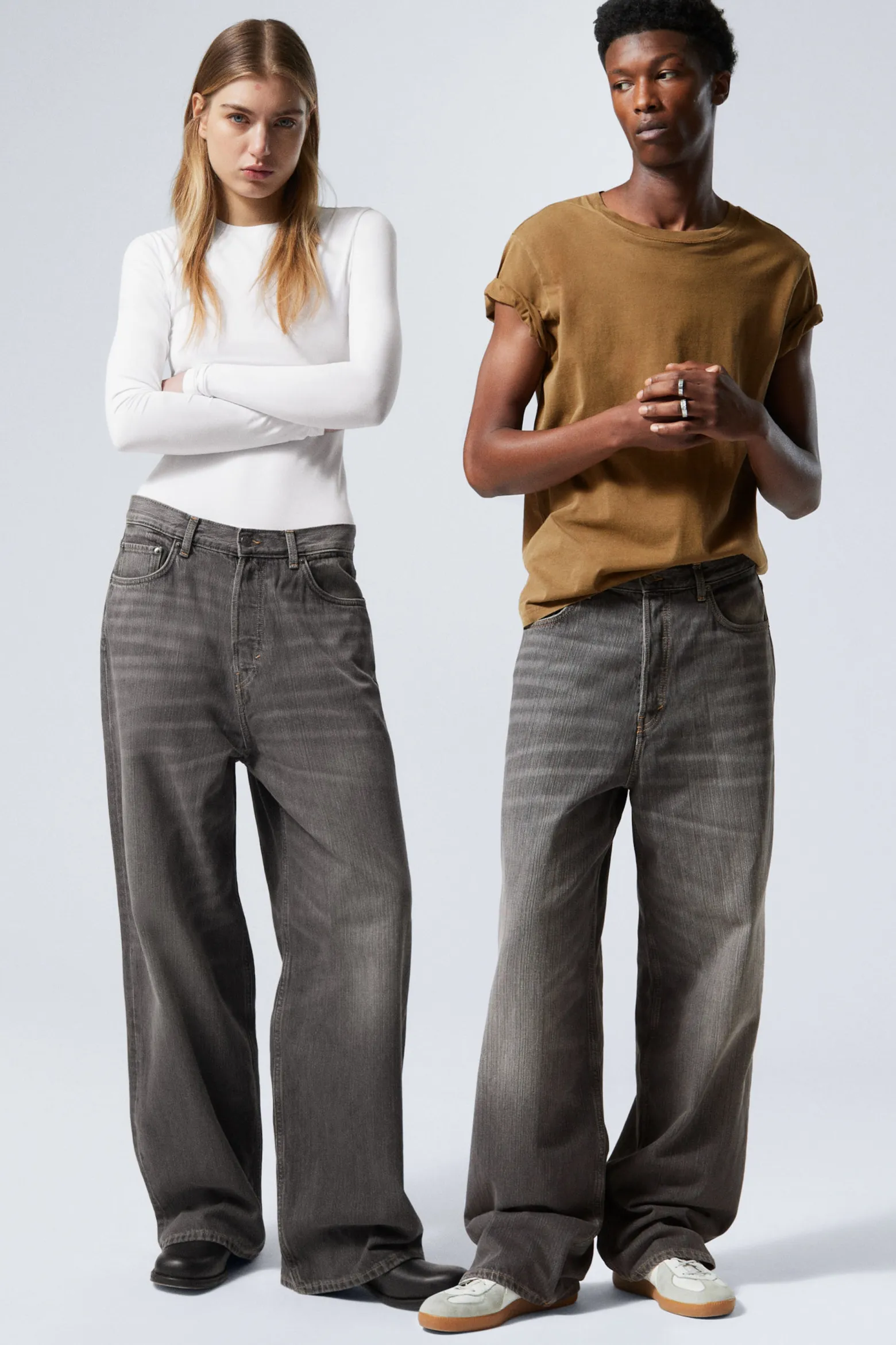 ASTRO LOOSE BAGGY LEG JEANS|Weekday Store
