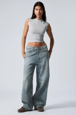 ASTRO LOOSE BAGGY LEG JEANS|Weekday Best Sale