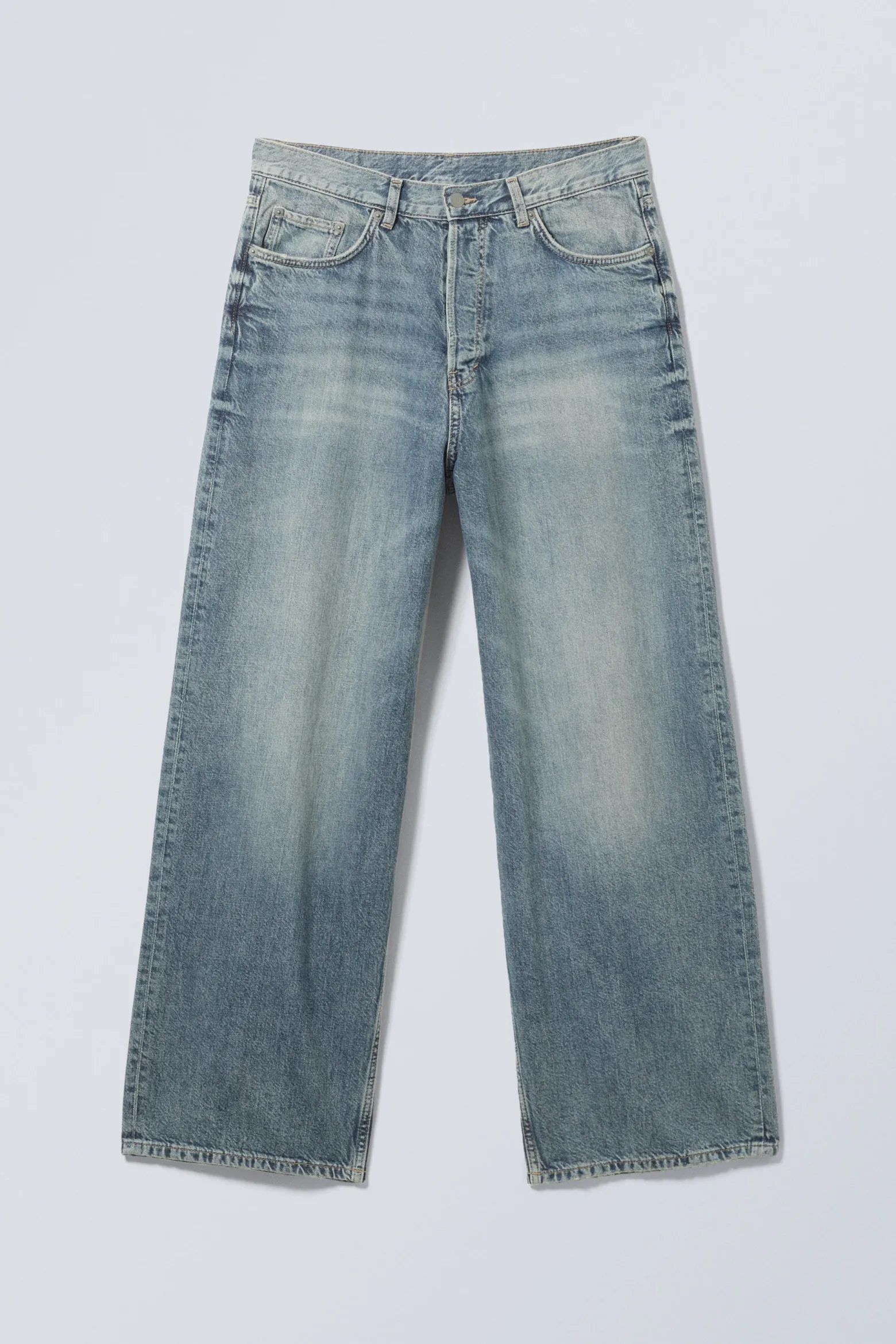 ASTRO LOOSE BAGGY LEG JEANS|Weekday Best Sale