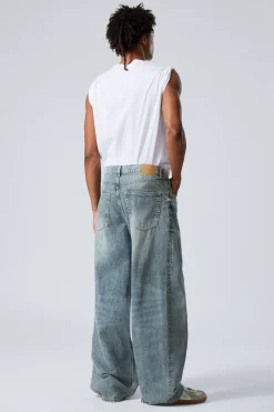 ASTRO LOOSE BAGGY LEG JEANS|Weekday Best Sale