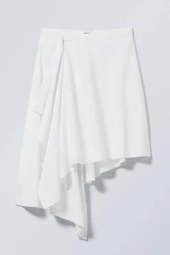 ASYMMETRISCHER WICKELROCK AUS LEINENMIX|Weekday Clearance