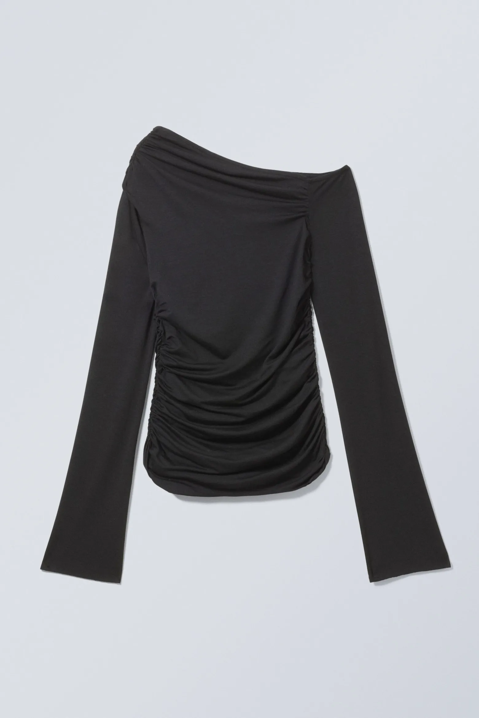 ASYMMETRISCHES DRAPE-TOP AUS LYOCELL|Weekday Shop