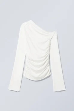 ASYMMETRISCHES DRAPE-TOP AUS LYOCELL|Weekday Best
