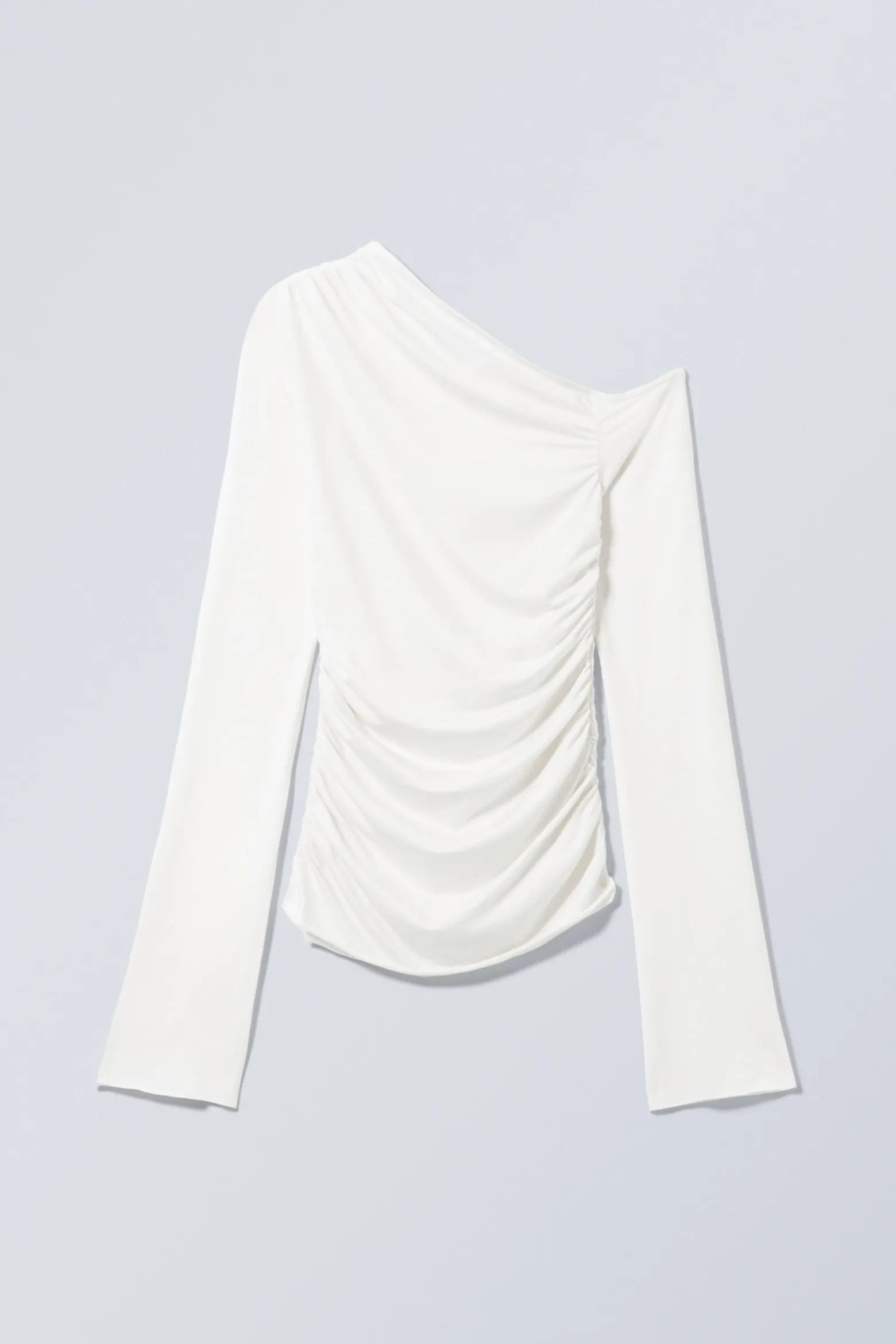 ASYMMETRISCHES DRAPE-TOP AUS LYOCELL|Weekday Best