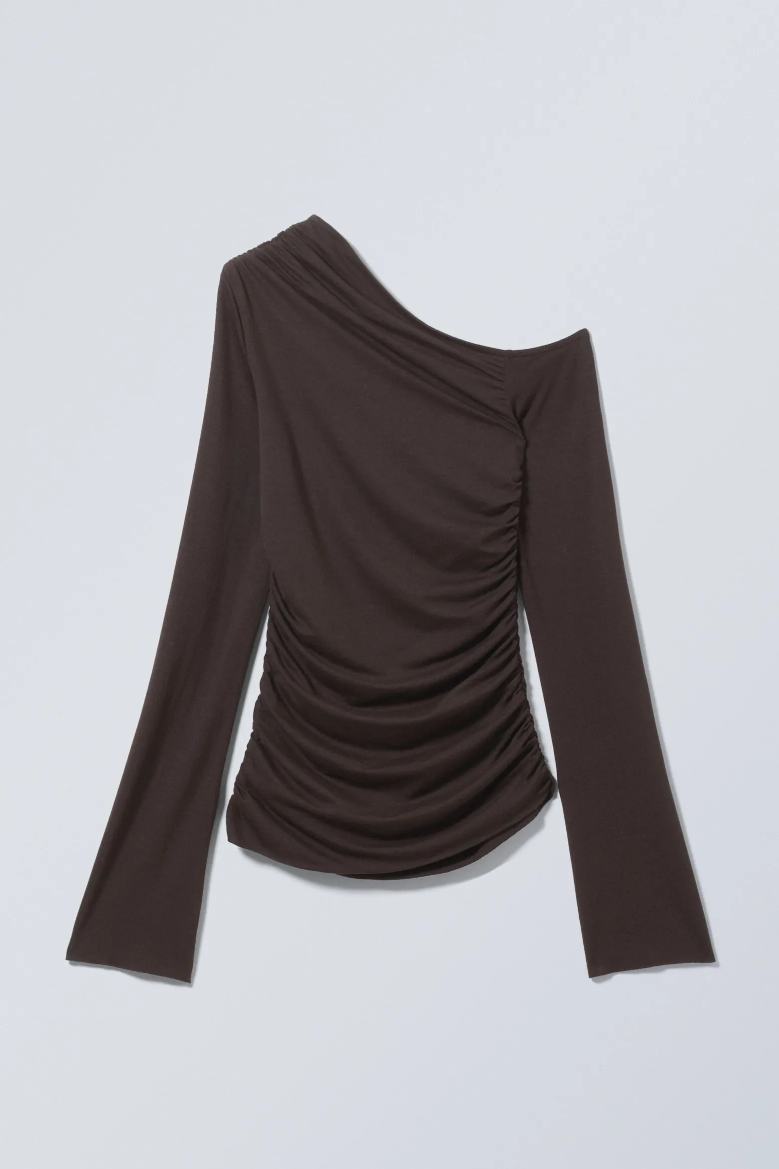 ASYMMETRISCHES DRAPE-TOP AUS LYOCELL|Weekday Best