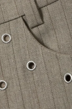 AUSGESTELLTE ANZUGHOSE MIT ÖSEN-DETAILS|Weekday Cheap