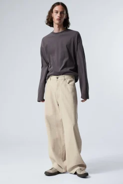 BAGGYHOSE ASTRO AUS LEINENMISCHUNG|Weekday Best