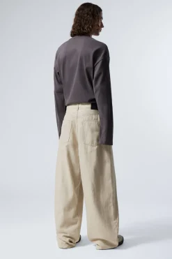 BAGGYHOSE ASTRO AUS LEINENMISCHUNG|Weekday Best