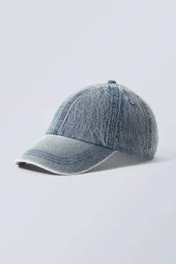 BASEBALL-CAP AUS DENIM|Weekday Cheap