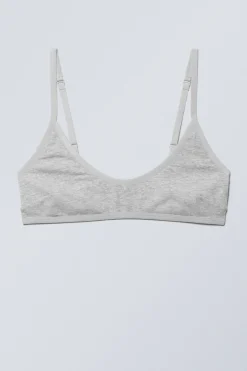 BAUMWOLL-BUSTIER INEZ MIT TIEFEM AUSSCHNITT|Weekday Sale